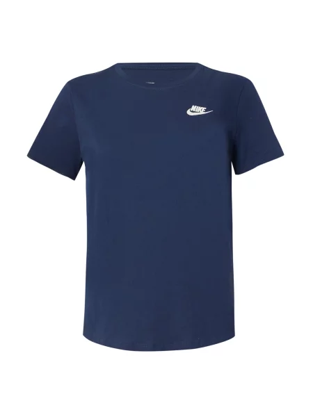 Nike Sportswear Tricou Club Essential bleumarin alb