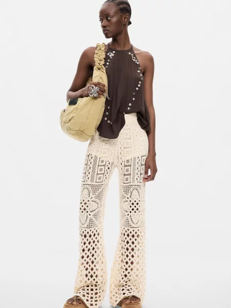 Desigual Nohavice biela