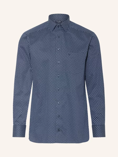 Olymp Koszula Luxor Modern Fit blau granatowa