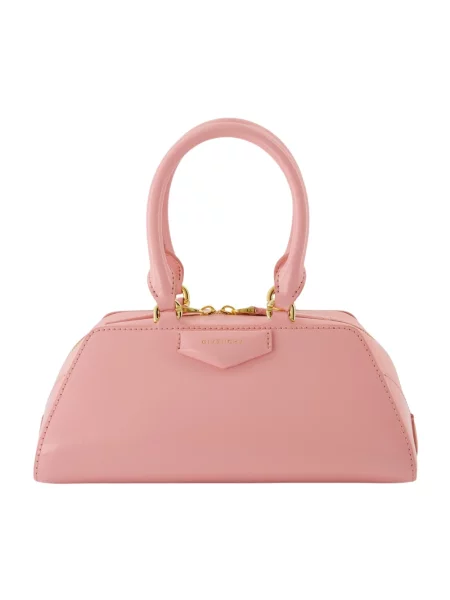 Mała mały torebka skórzana Givenchy Antigona skórzana różowa