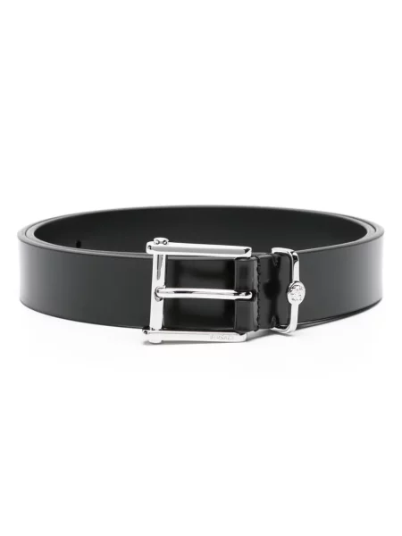 Curea Versace din piele negru