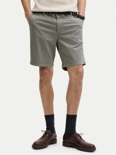 Jack & Jones Szorty materiałowe Ace Vance ciemny zielony