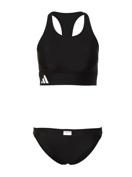 ADIDAS PERFORMANCE Sportski kupaći kostim Branded Beach crna bijela