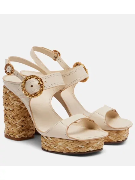 Sandale Zimmermann din piele slingback alb