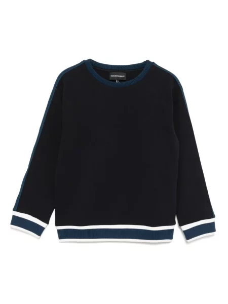 Bluza dziecięca Emporio Armani niebieska