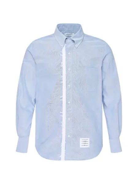 Lung cămașă Thom Browne albastru