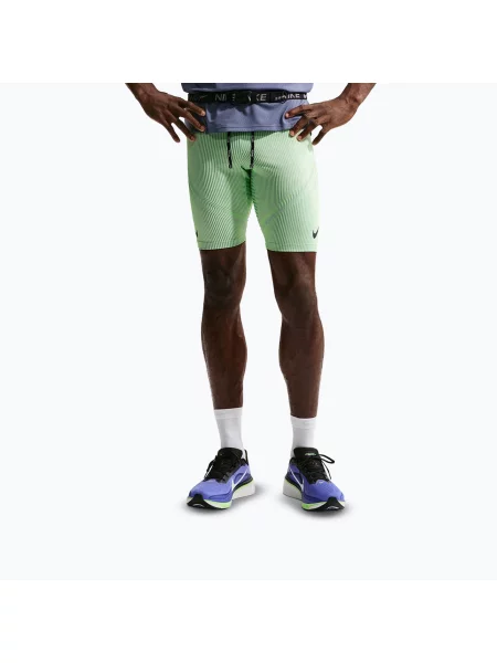 Tréninkové legíny Nike AeroSwift Dri-Fit ADV Tights lime blast/steam/light silver/black černé