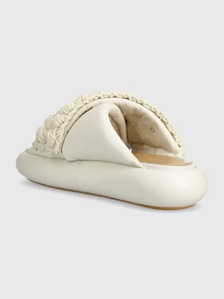 Pantofle JW Anderson Crochet Twister béžové