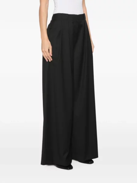Pantaloni palazzo Ermanno Firenze negru
