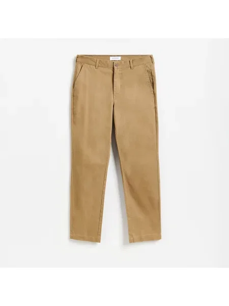 Reserved Chino kalhoty straight béžová