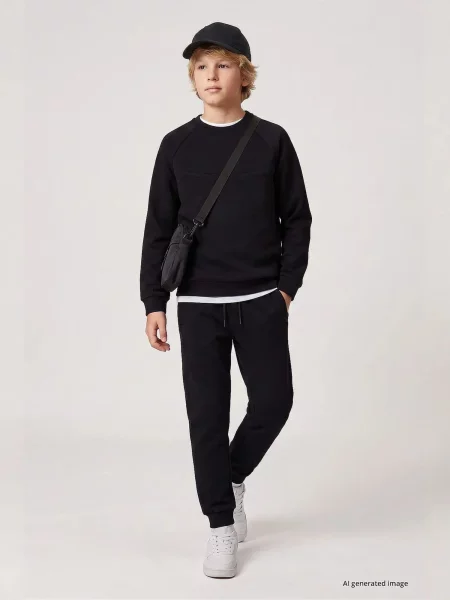 Tommy Life Tréningruha TOMMY Kinder Active Set' fekete