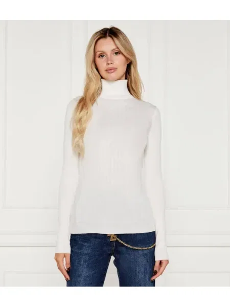 Pulover Elisabetta Franchi de lână alb