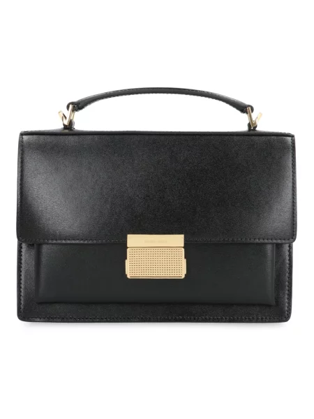 Torebka skórzana Golden Goose skórzana czarna