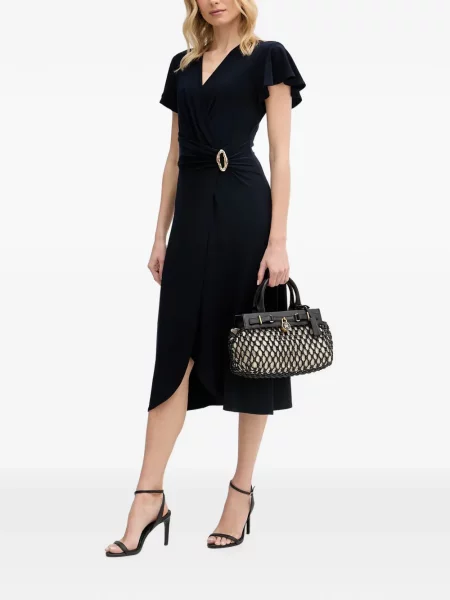 Rochie midi Joseph Ribkoff cu cataramă plic albastru