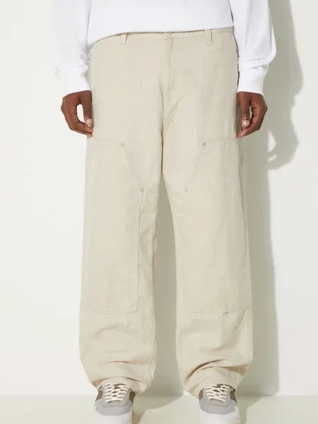 Spodnie Carhartt WIP Walter Double Knee Pant Natural Rinsed S beżowe