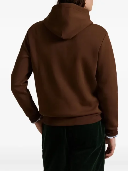 Chiloți Polo Ralph Lauren din țesătură twill cu autograf cu glugă albastru