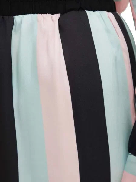 Pantaloni Silvian Heach cu dungi negru