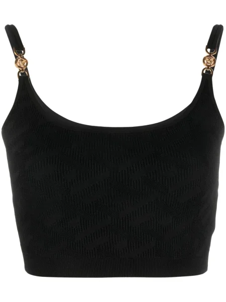 Top Versace tricotate negru