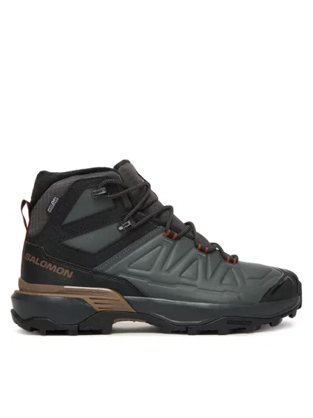 Salomon Трекінгові черевики X Ultra Snowpilot Waterproof зелений
