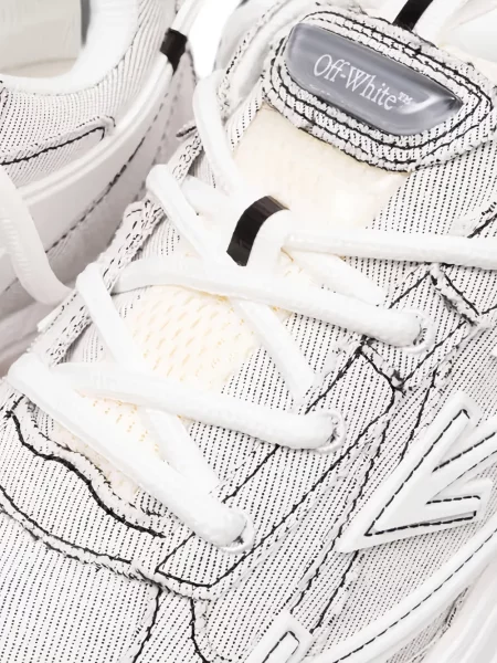 Sneakerși Off-white alb
