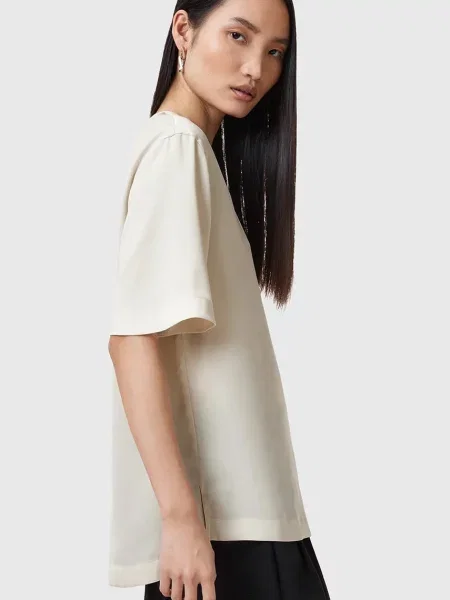 Футболка AllSaints AMELIE однотонна білий