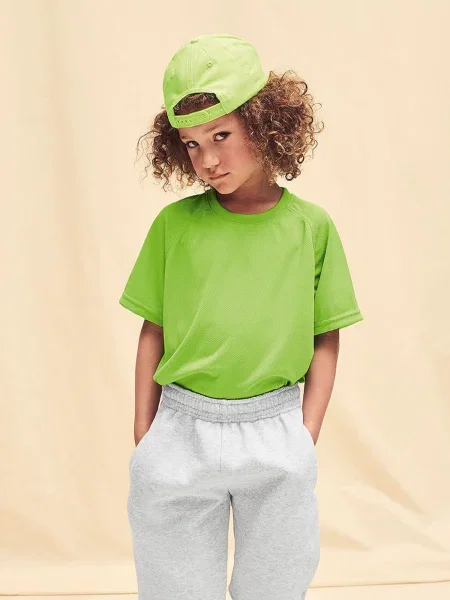 Tricou copii Fruit Of The Loom verde