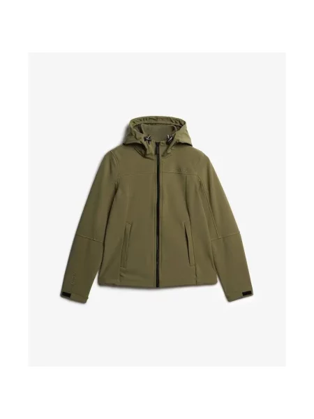 Kurtka z kapturem Superdry Classic Trekker zielona