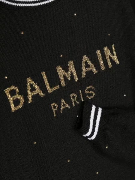 Sukienka dziecięca Balmain czarna