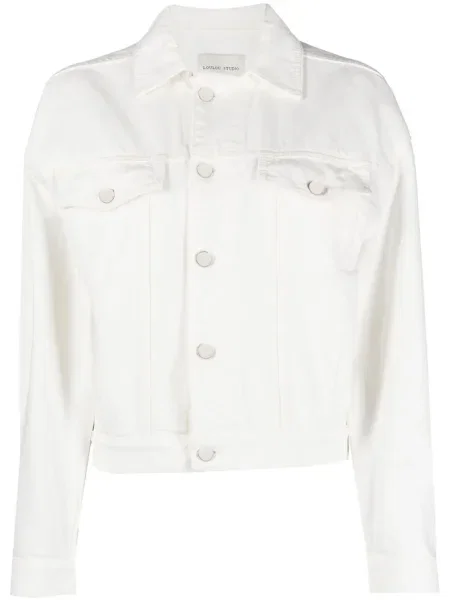 Geacă de blugi Loulou Studio alb