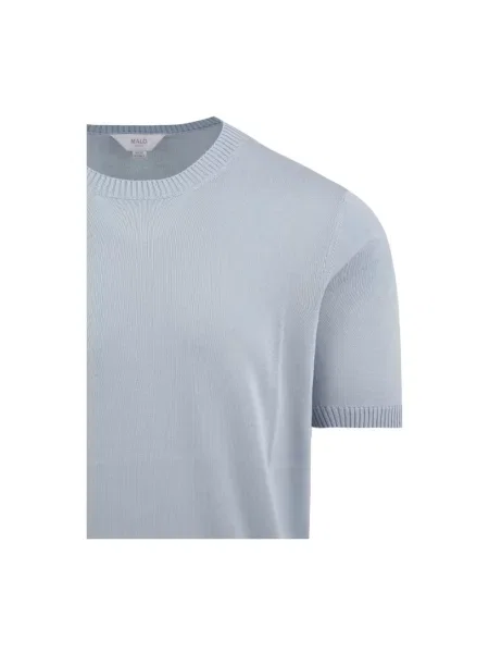 Sweter Malo z krótkim rękawem niebieski