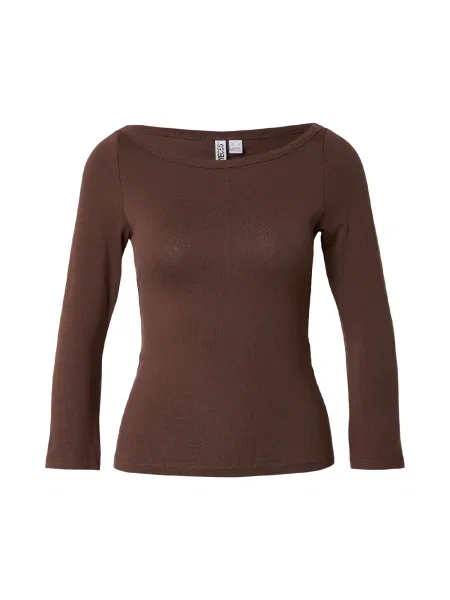 PIECES Tricou PCPHOEBE ciocolatiu