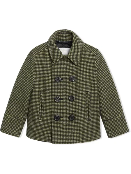 Płaszcz dziecięcy Burberry zielony