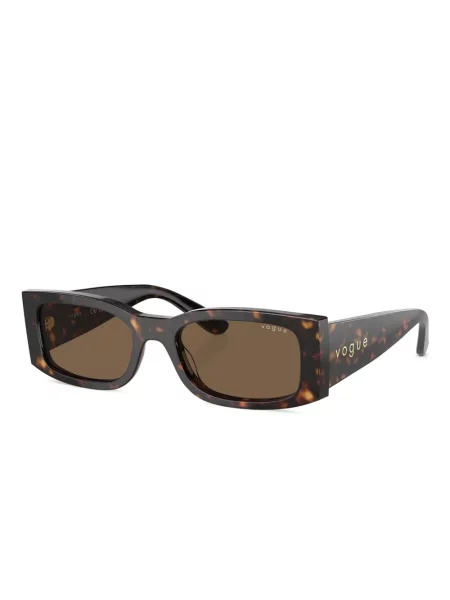 Ochelari de soare dreptunghiulari Vogue Eyewear cu autograf maro