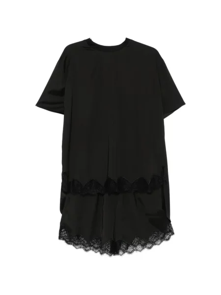 Tricou Parlor din dantelă negru