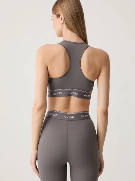 Guess спортен сутиен ALBA сиво