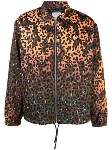 Geacă Marcelo Burlon County Of Milan cu imagine maro