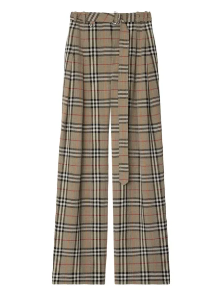 Pantaloni Burberry în carouri