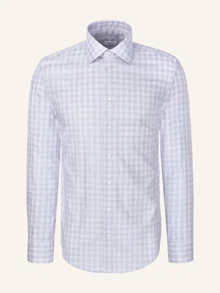 Seidensticker Koszula Biznesowa O Kroju Slim Fit blau niebieska