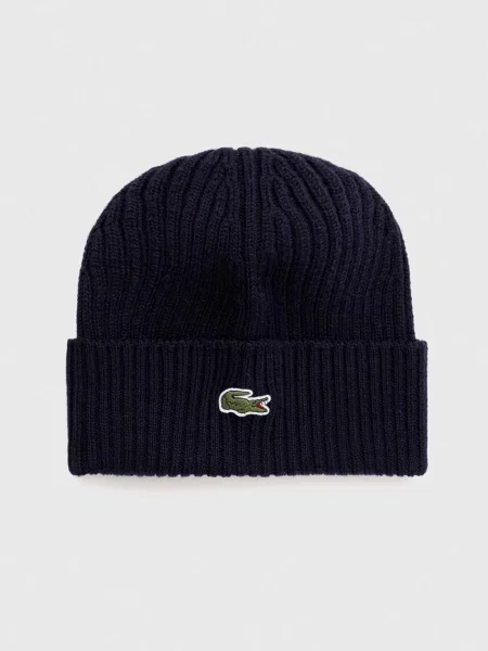 Căciulă Lacoste de lână albastru
