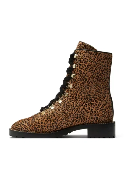 Botki Stuart Weitzman skórzane brązowe