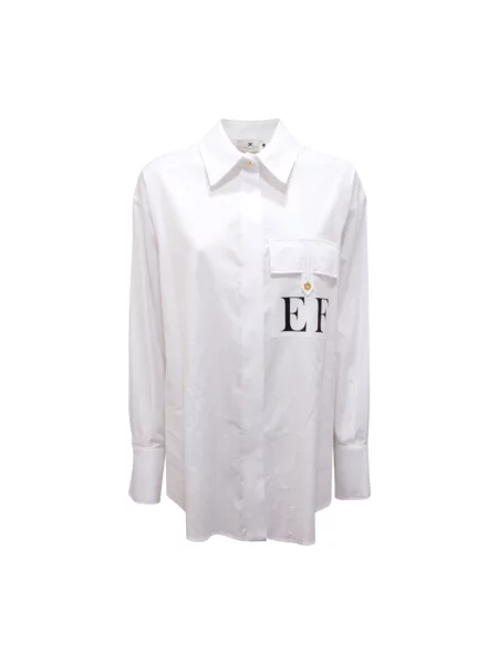 Koszula Elisabetta Franchi w paski biała