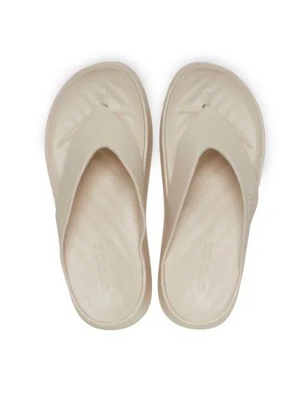 Platform talpú vietnámi papucs Crocs bézs