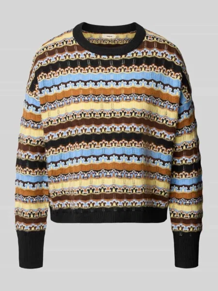 Sweter dzianinowy z mieszanki wełny z merynosem Model PRESTO' Suncoo Paris