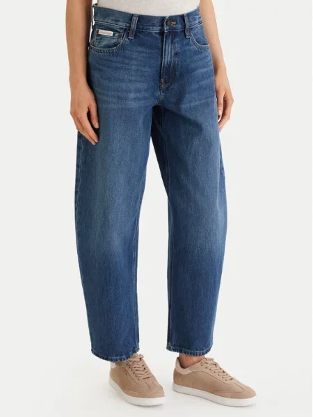 Calvin Klein Jeans Τζιν Barrel Fit μπλε
