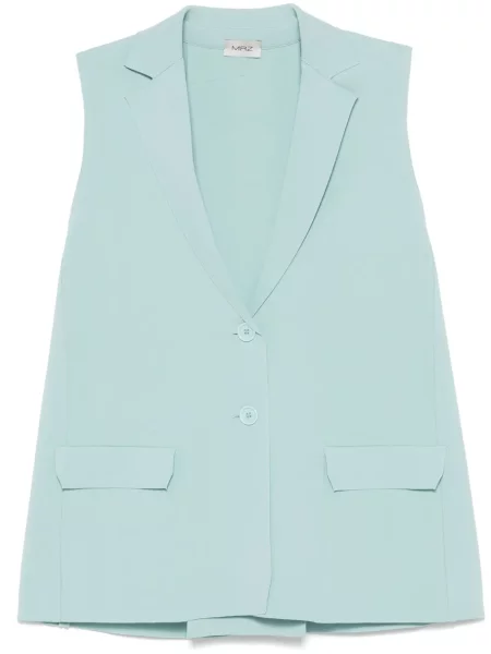 Kamizelka Mrz plisowana zielona