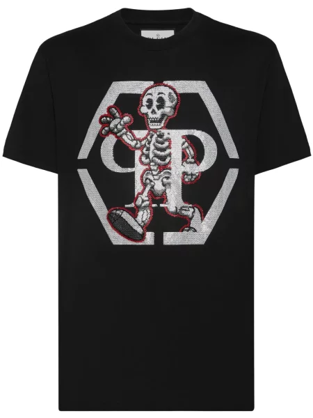 Kamínky tričko Philipp Plein černé