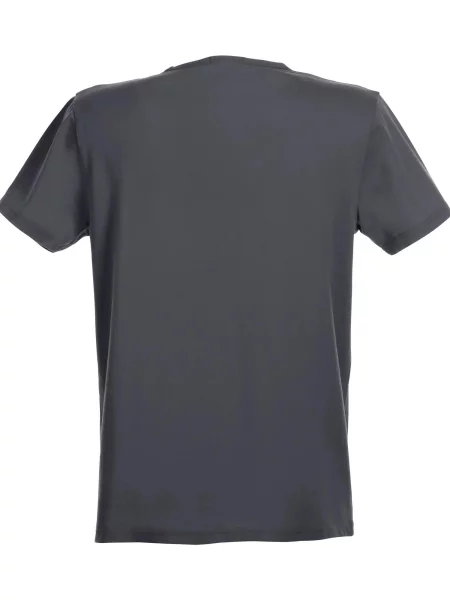 Clique Stretch-T — elastyczny T-shirt anthracite melange szara