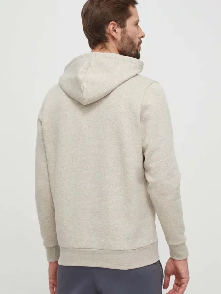 Under Armour Kapucnis melegítőfelső férfi pamuttal Essential Fleece bézs