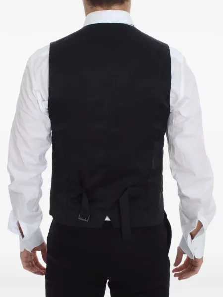 Vestă Dolce & Gabbana cu decolteu în V negru