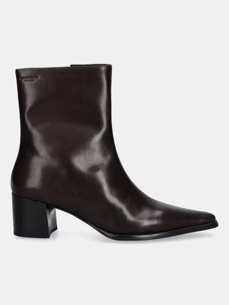 Kožené členkové topánky Vagabond Shoemakers GISELLE hnedá